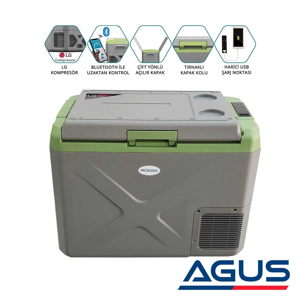 Fridgers LG Kompresörlü 12V-24V Mobil Buzdolabı 40 Litre