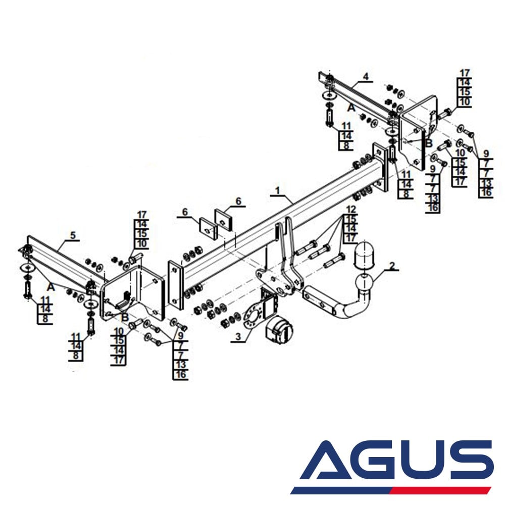 HONDA Civic Çeki Demiri 2012-2016 Sedan | Agus.com.tr