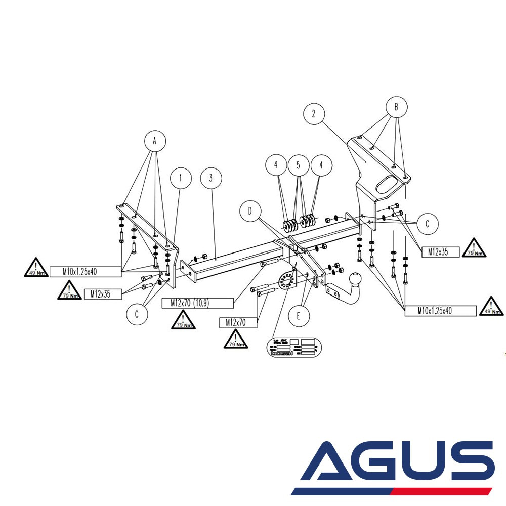 HONDA CR-V Çeki Demiri 2006-2012 | Agus.com.tr