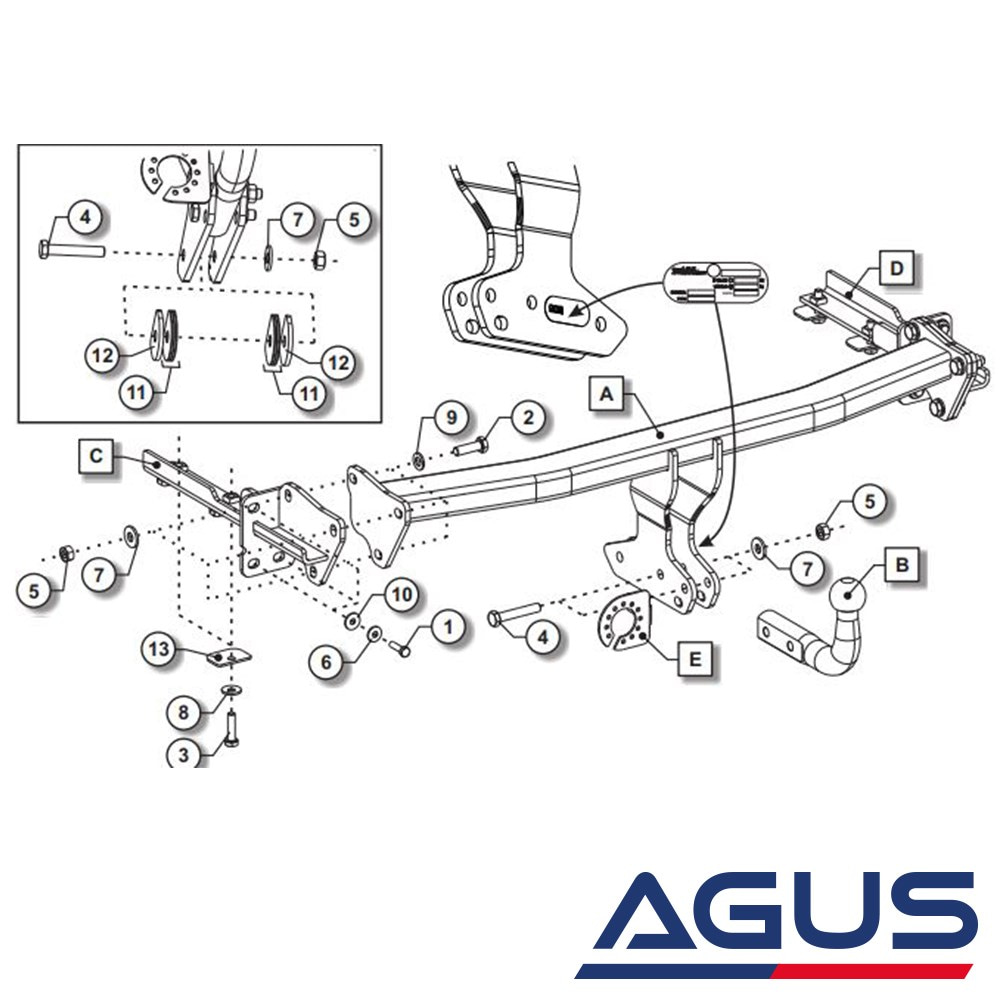HONDA CR-V Çeki Demiri 2018- | Agus.com.tr