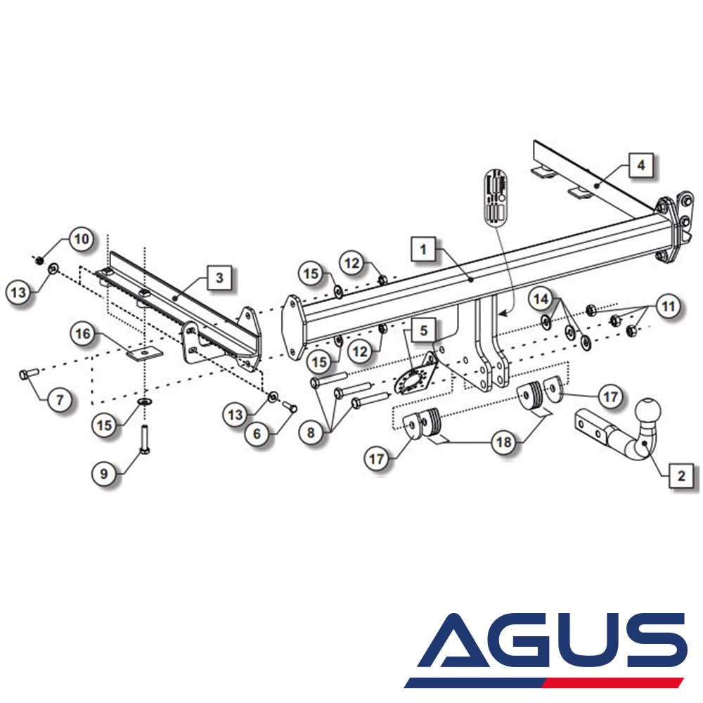 HONDA HR-V Çeki Demiri 2015- | Agus.com.tr