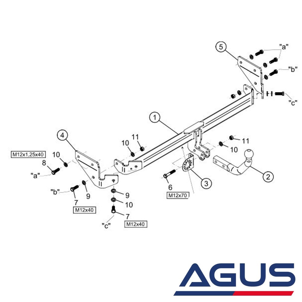 HYUNDAI Accent Çeki Demiri 2006-2012 Era | Agus.com.tr