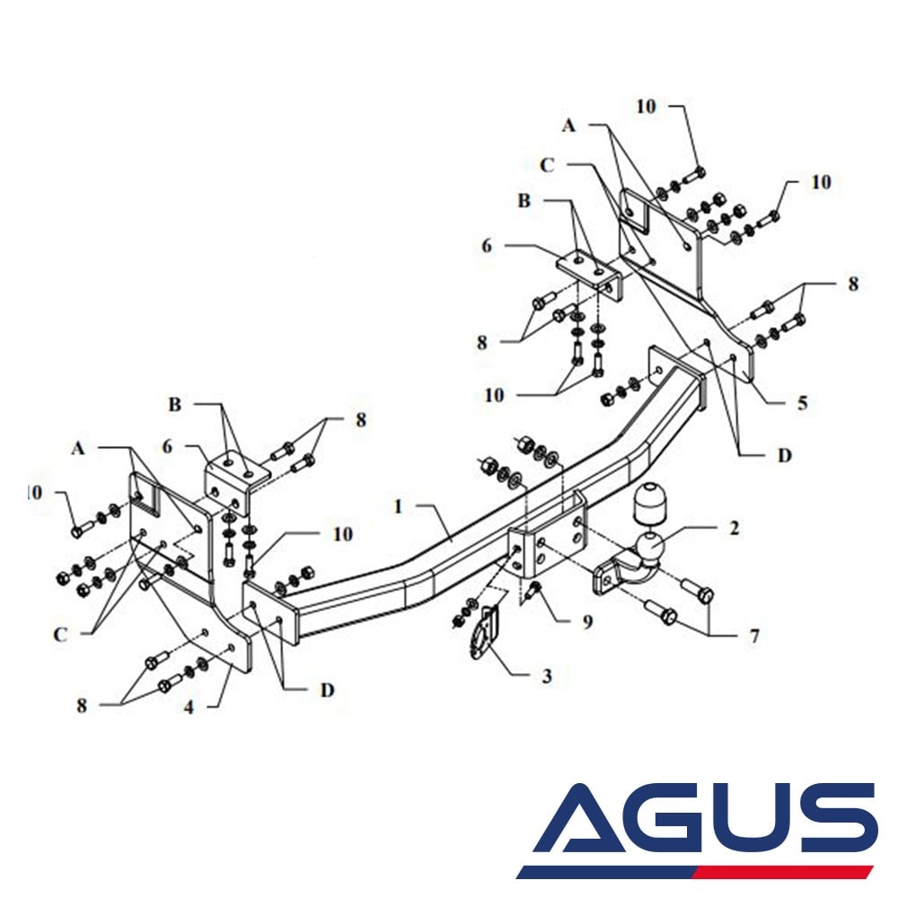 HYUNDAI H-100 Çeki Demiri Panelvan,Minibüs | Agus.com.tr