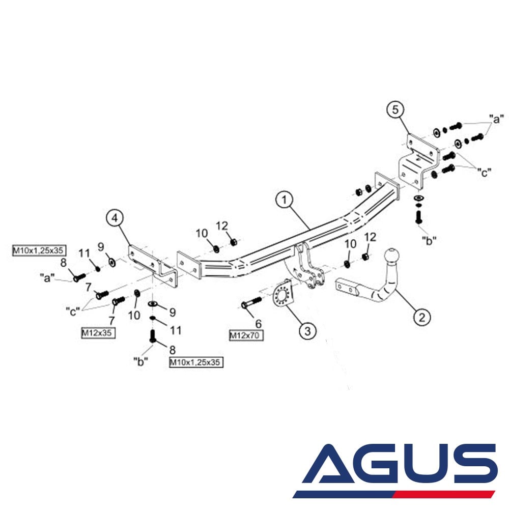 HYUNDAI i30 Çeki Demiri 2006-2012 Hatchback | Agus.com.tr