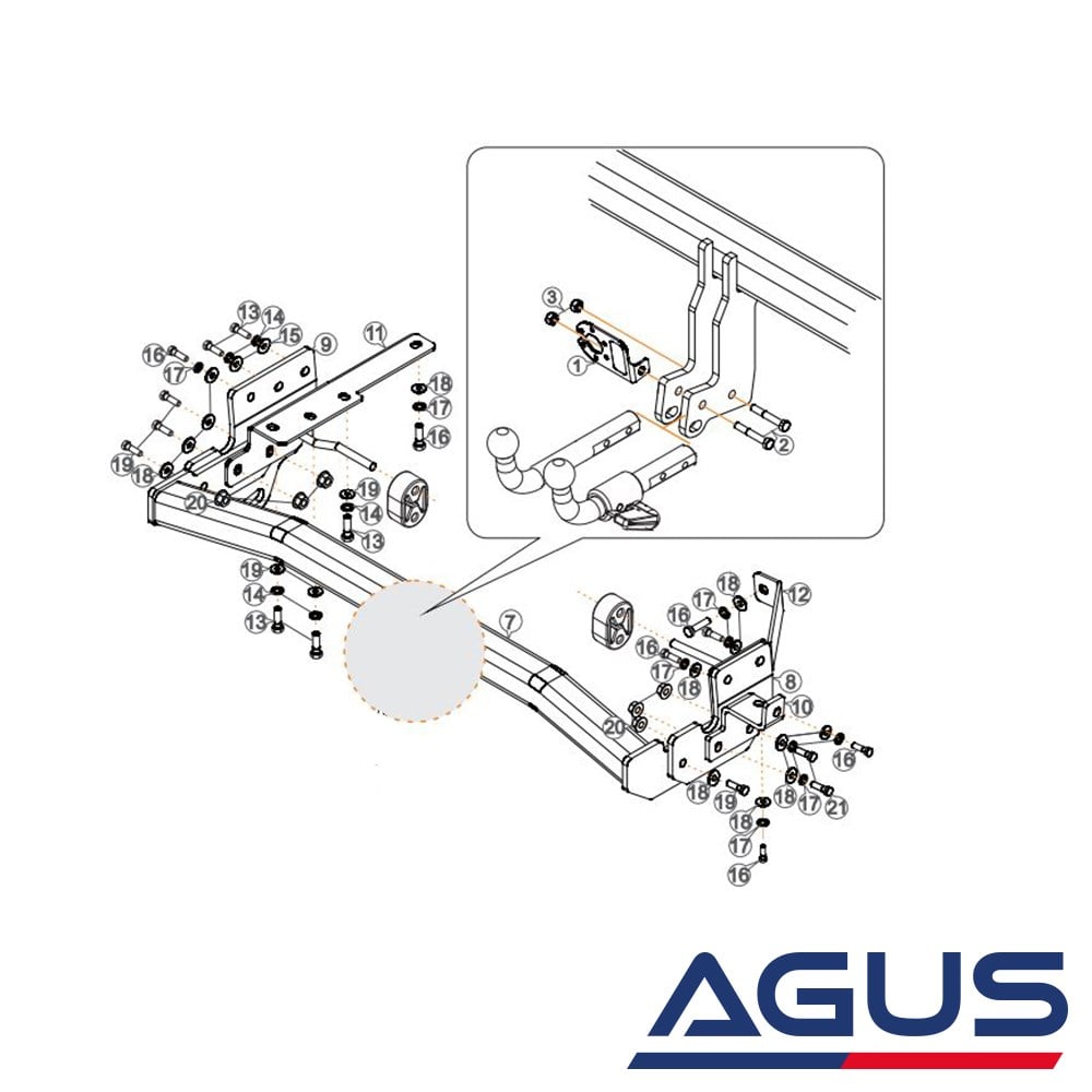 INFINITY QX70 Çeki Demiri | Agus.com.tr