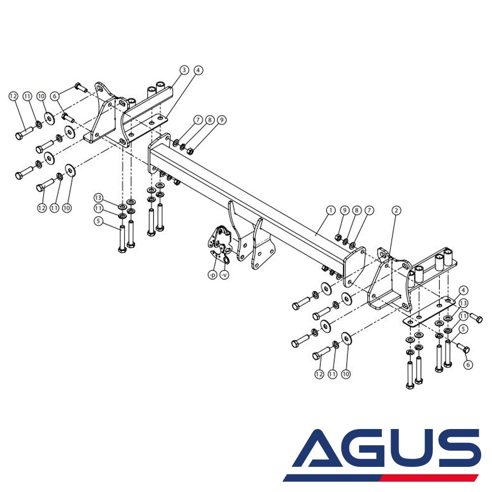 JAGUAR F-Pace Sökülebilir Çeki Demiri | Agus.com.tr