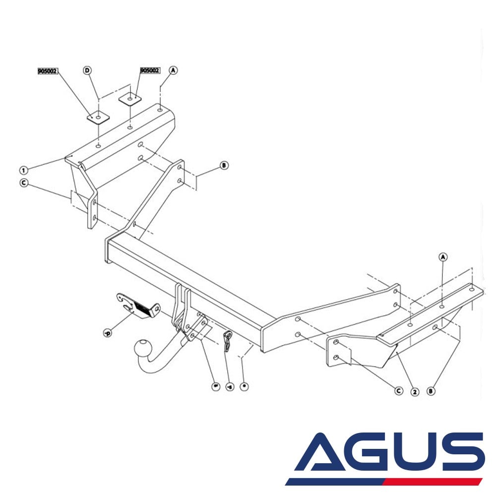 JEEP Cherokee Çeki Demiri 2008-2013 | Agus.com.tr