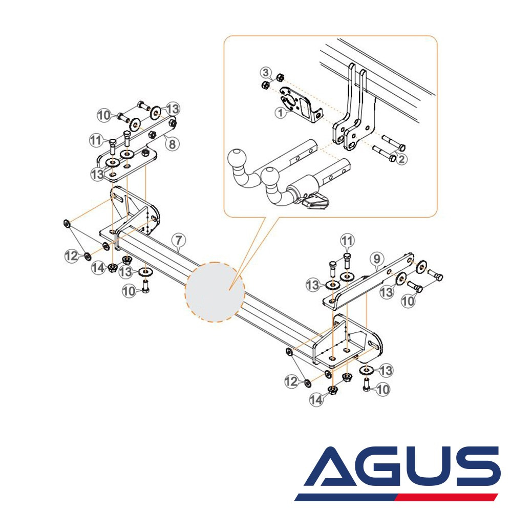 JEEP Compass Çeki Demiri 2017- | Agus.com.tr