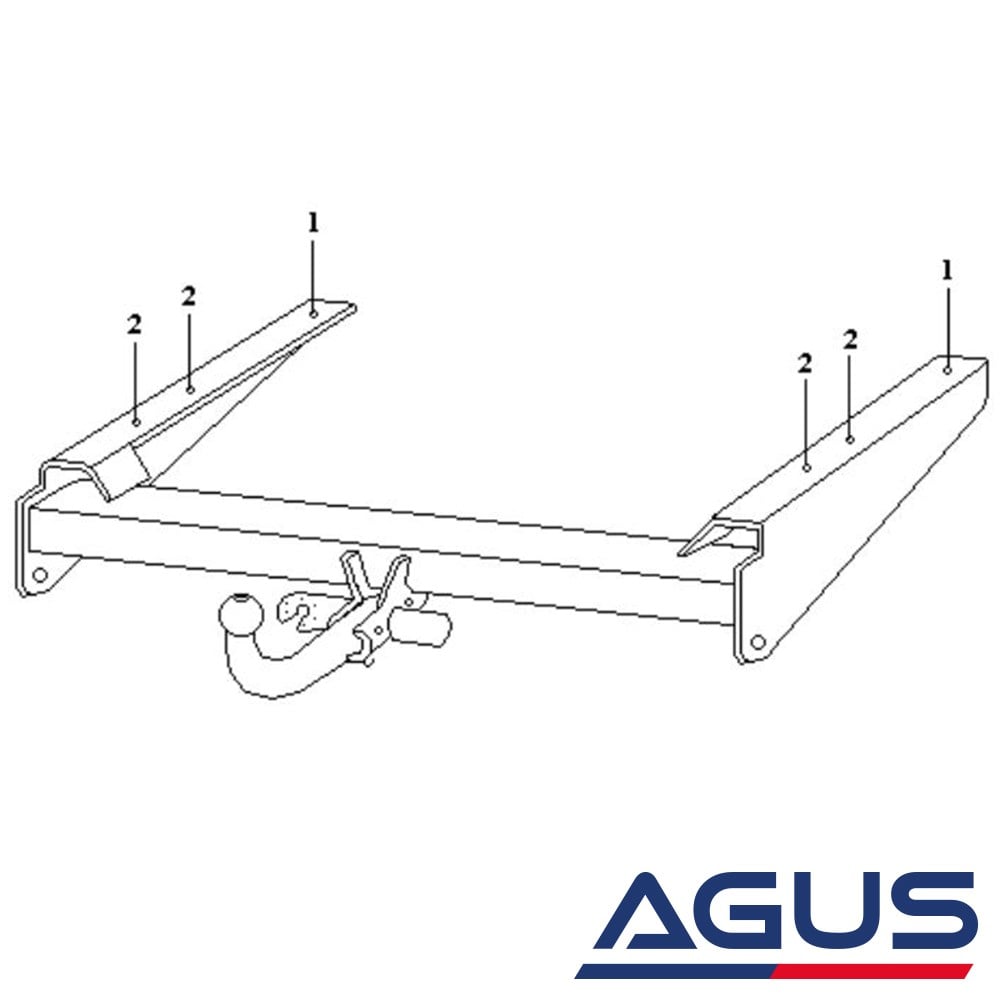 JEEP Grand Cherokee Çeki Demiri 1992-1999 (ZG) | Agus.com.tr