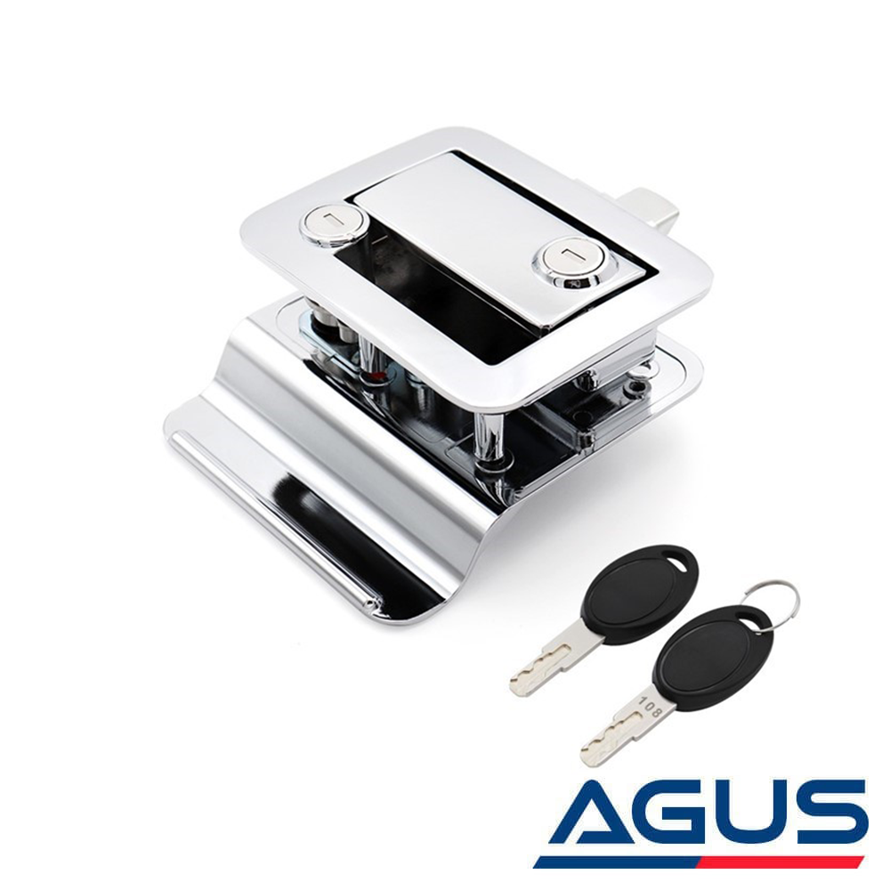 Karavan Çift Kilitli Kapı Kilidi Krom