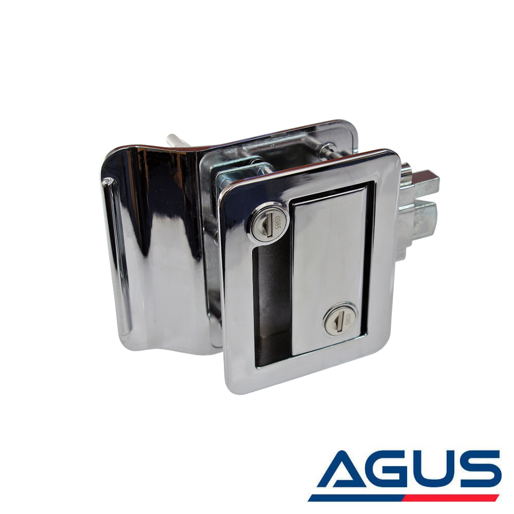 Karavan Çift Kilitli Kapı Kilidi Krom