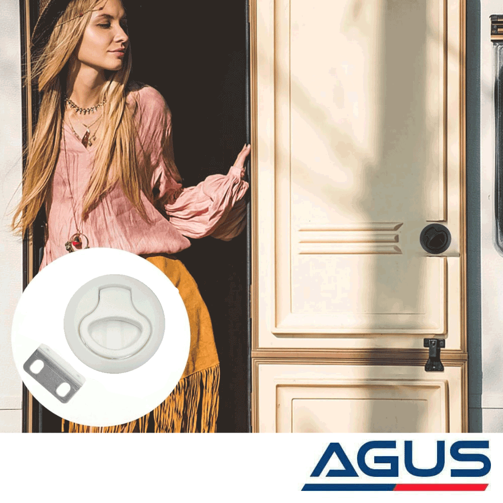 Karavan & Tekne Çevir - Aç Kapı ve Mobilya Kilidi Beyaz