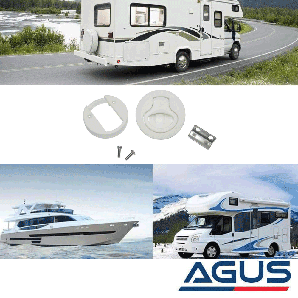 Karavan & Tekne Çevir - Aç Kapı ve Mobilya Kilidi Beyaz