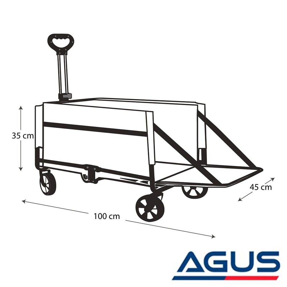 Katlanır & Taşınabilir Plaj - Kamp Arabası 120 Litre