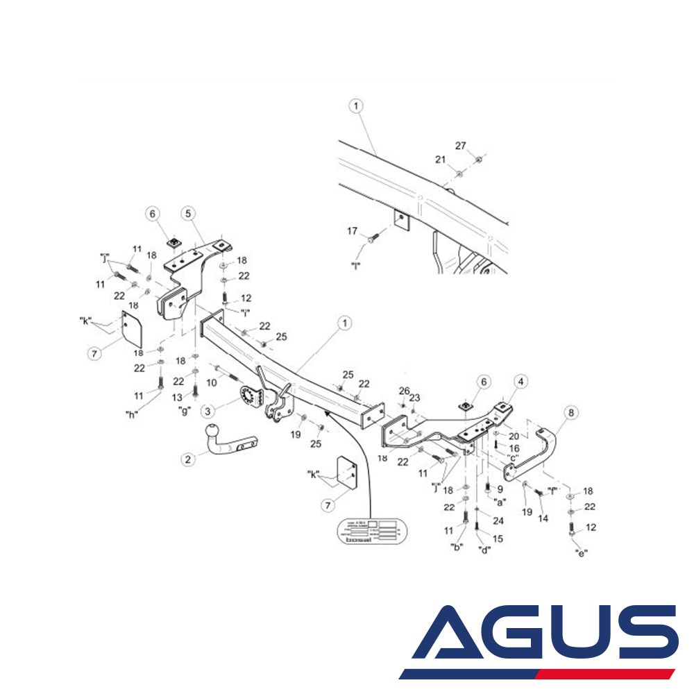 KIA Carnival Çeki Demiri 2006-2015 (VQ) | Agus.com.tr