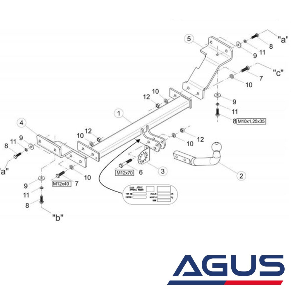 KIA Ceed Çeki Demiri 2006-2012 Stationwagon | Agus.com.tr