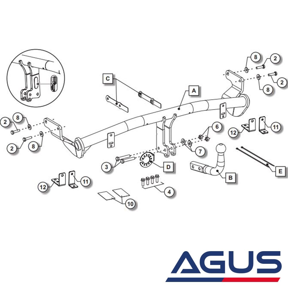 KIA Ceed Çeki Demiri 2017- Stationwagon | Agus.com.tr