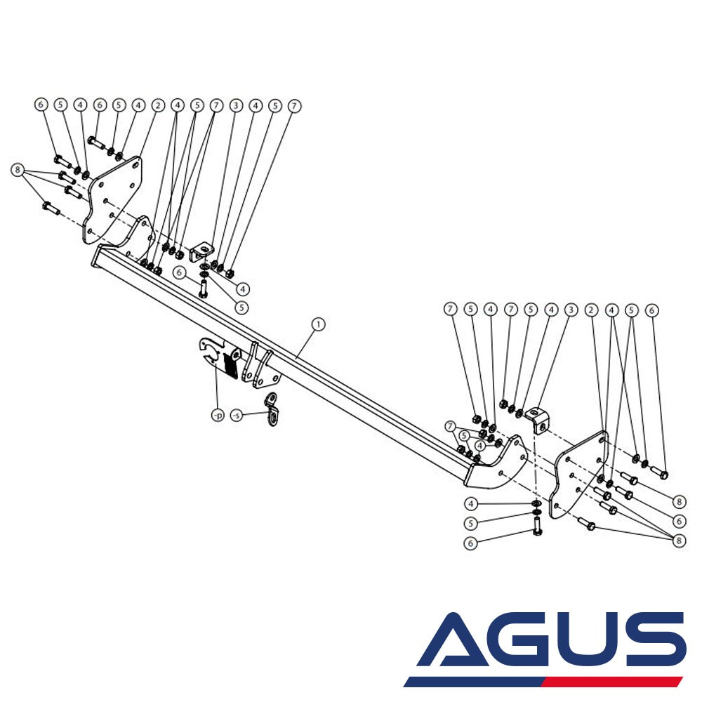 KIA Soul Çeki Demiri 2014-2019 | Agus.com.tr