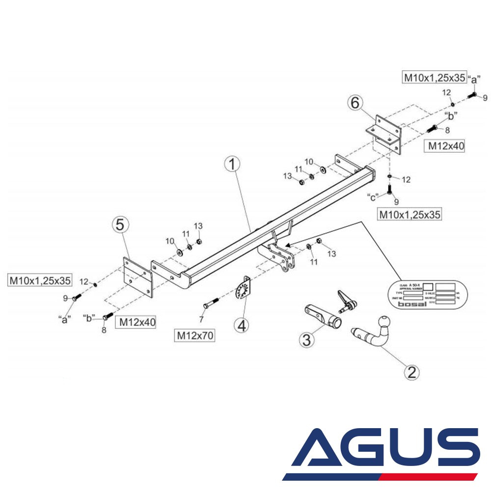 KIA Soul Sökülebilir Çeki Demiri 2008-2014 | Agus.com.tr