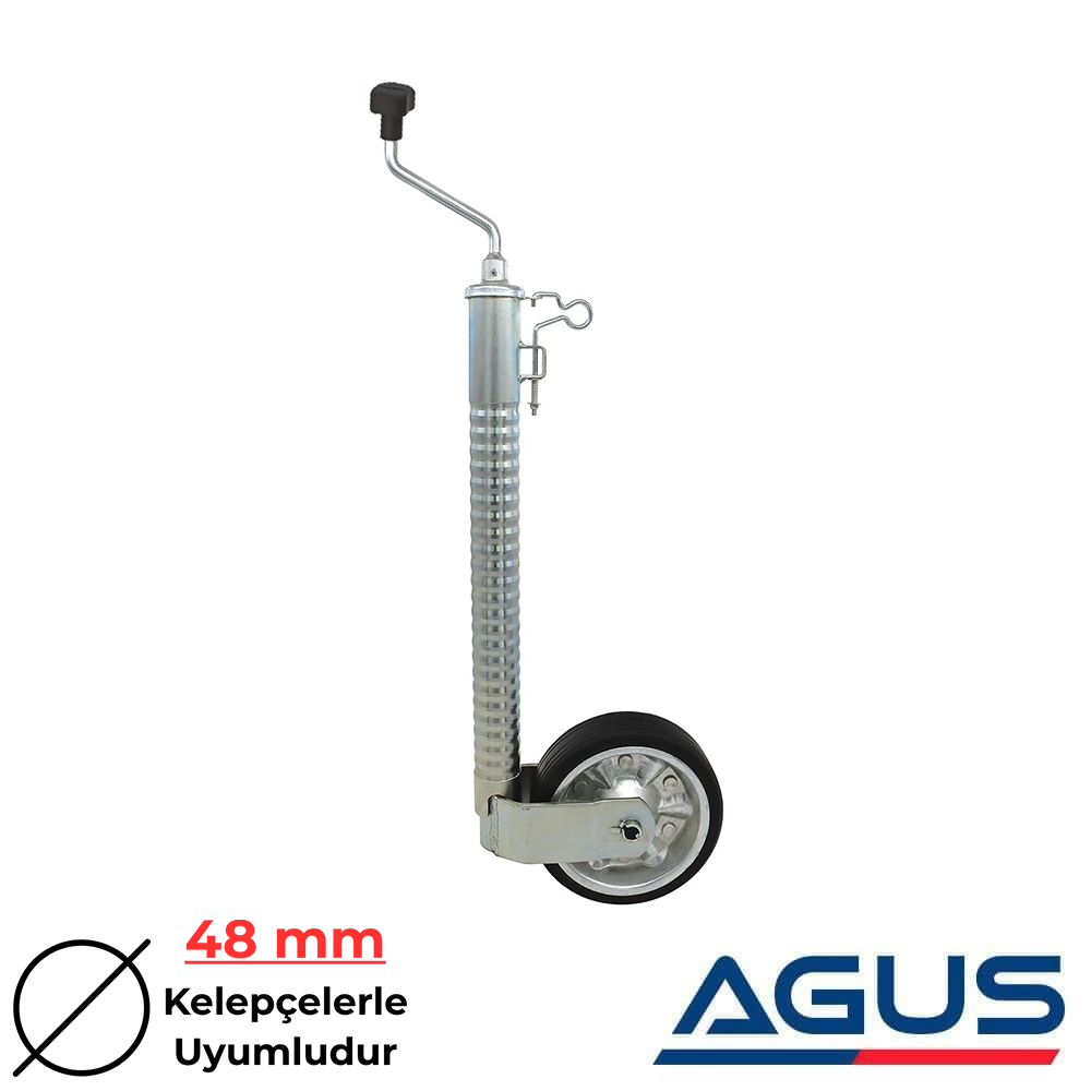 Knott 350 kg 48 mm Krikolu Ön Destek Tekeri Anti-slip