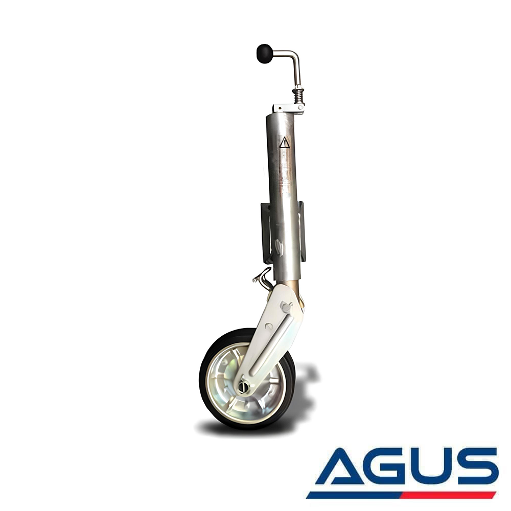 Knott 800 kg Otomatik Katlanabilir Ön Destek Tekeri Flanşlı