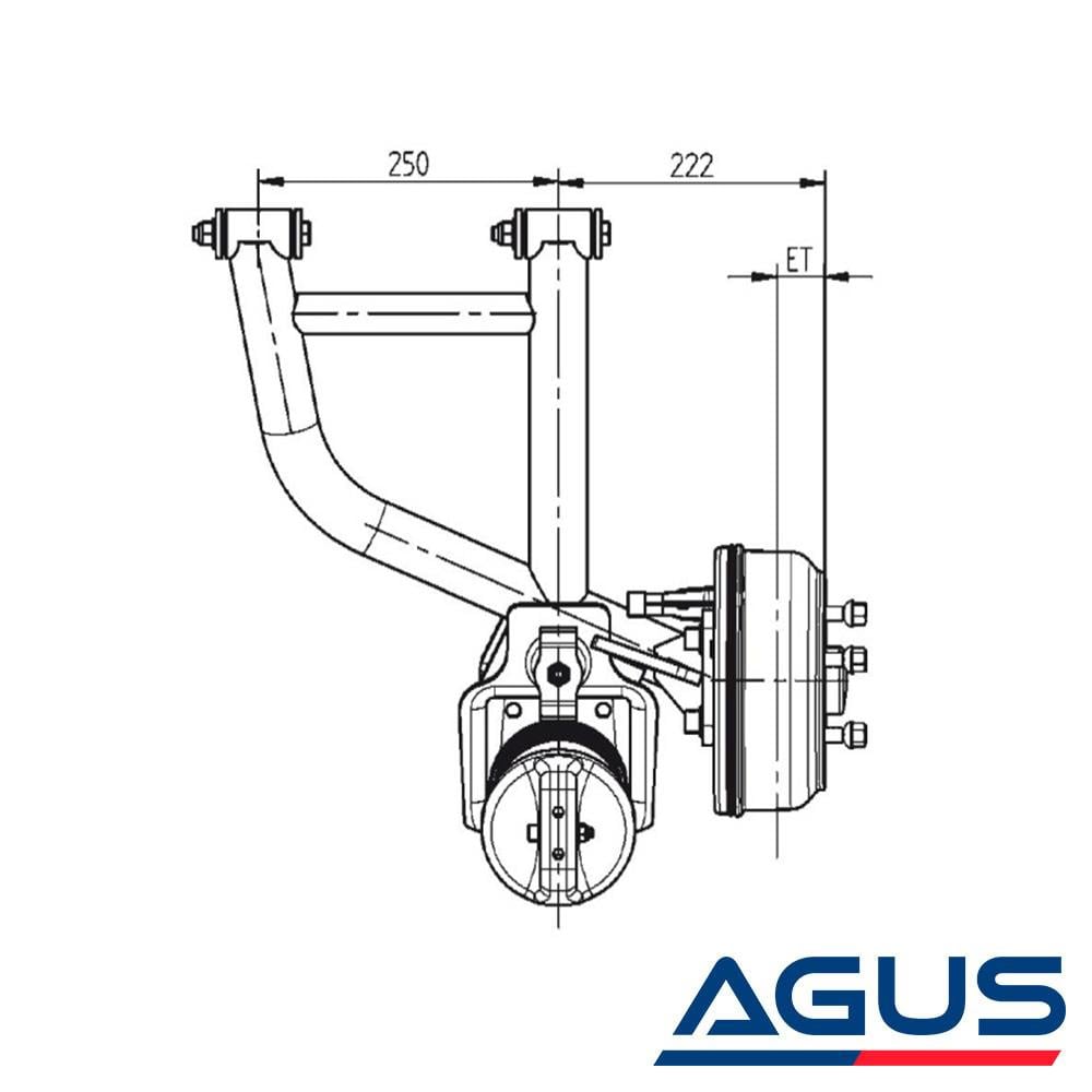 KNOTT Bağımsız Süspansiyon Sağ 675 KG 