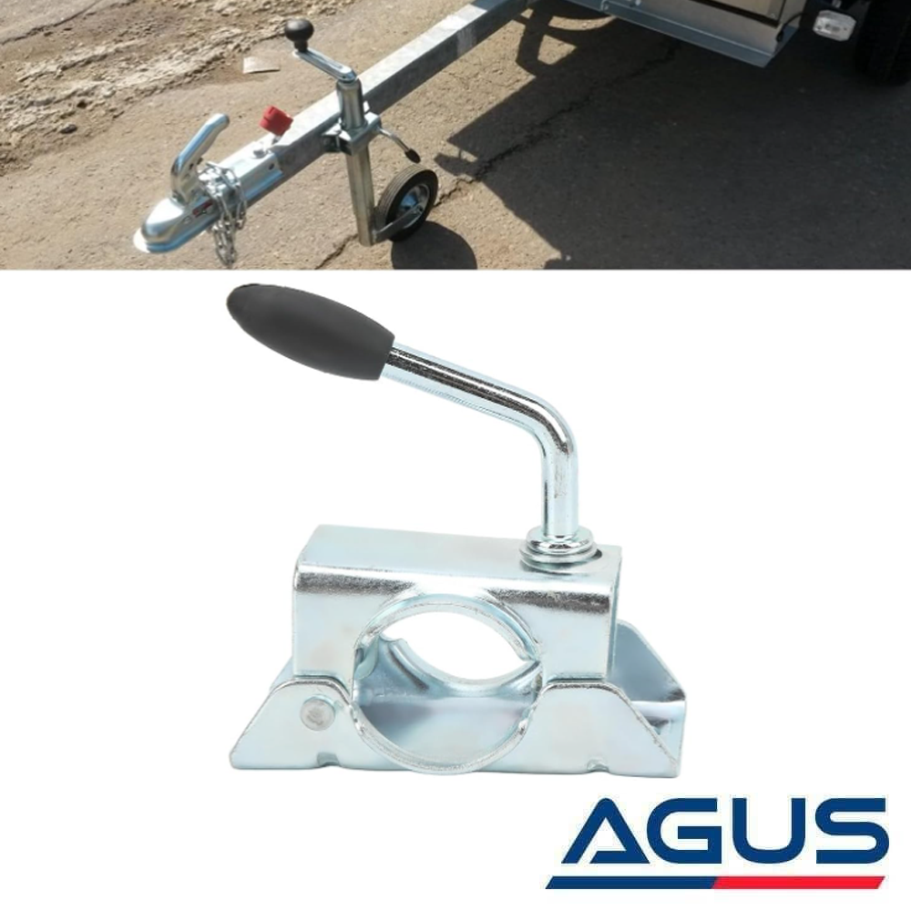 Knott Karavan & Römork Destek Tekeri Bağlama Kelepçesi 48 mm Metal