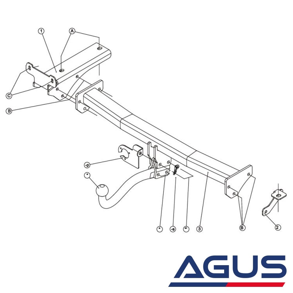 LAND ROVER Freelander Çeki Demiri 2007-2013 | Agus.com.tr