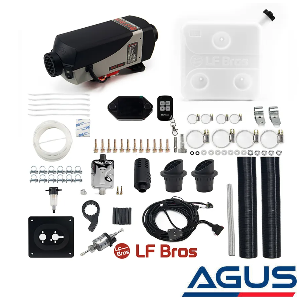 LF-Bros 12V 2KW Termostat Özellikli Premium Dizel Isıtıcı