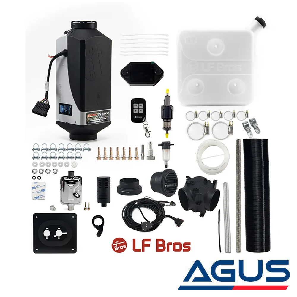 LF-Bros 12V 5KW Termostat Özellikli ELİTE Dizel Isıtıcı