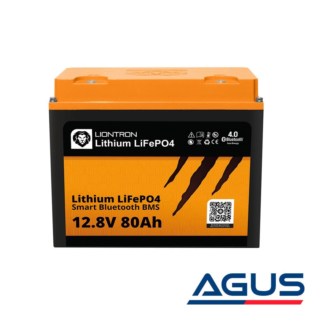 Liontron Lityum Akü 80ah Batarya LiFePO4 LX Smart BMS 12,8V