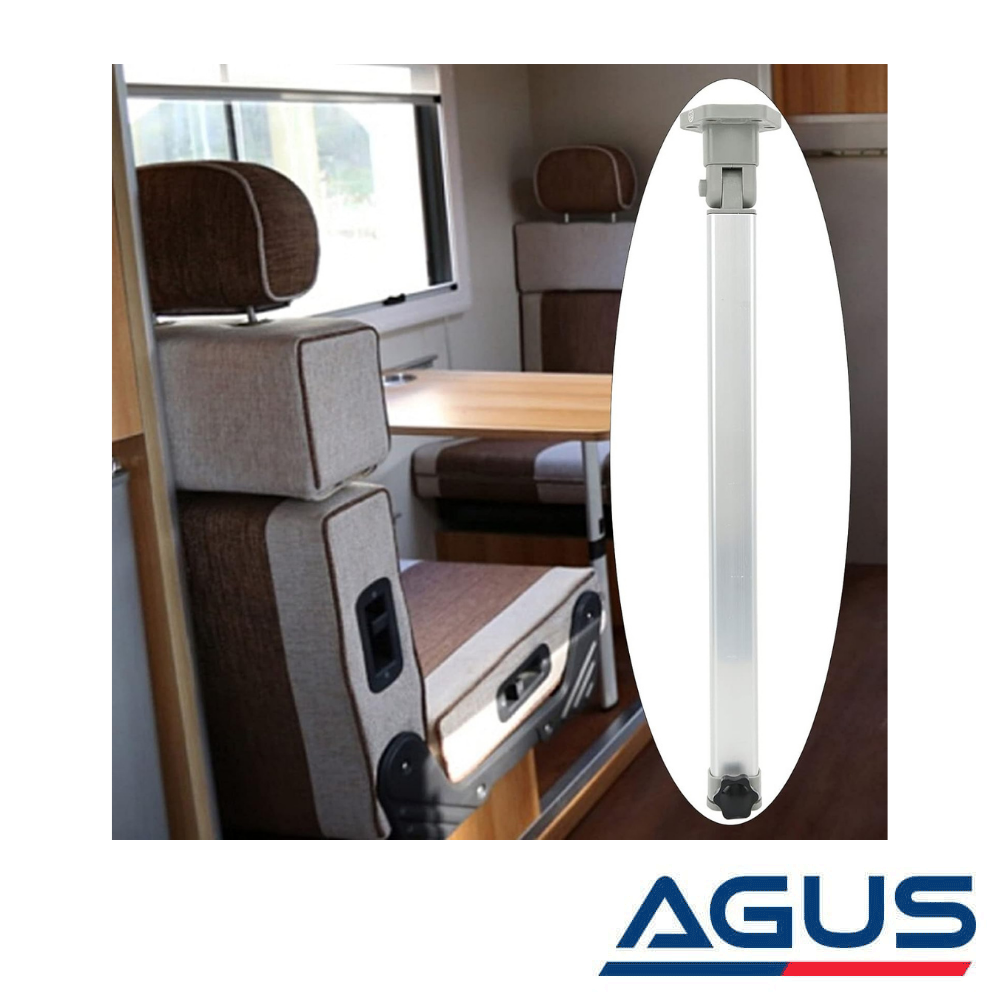 Lippert Dipten Kırmalı Mafsallı & Ayarlanabilir Katlanır Karavan Masa Ayağı