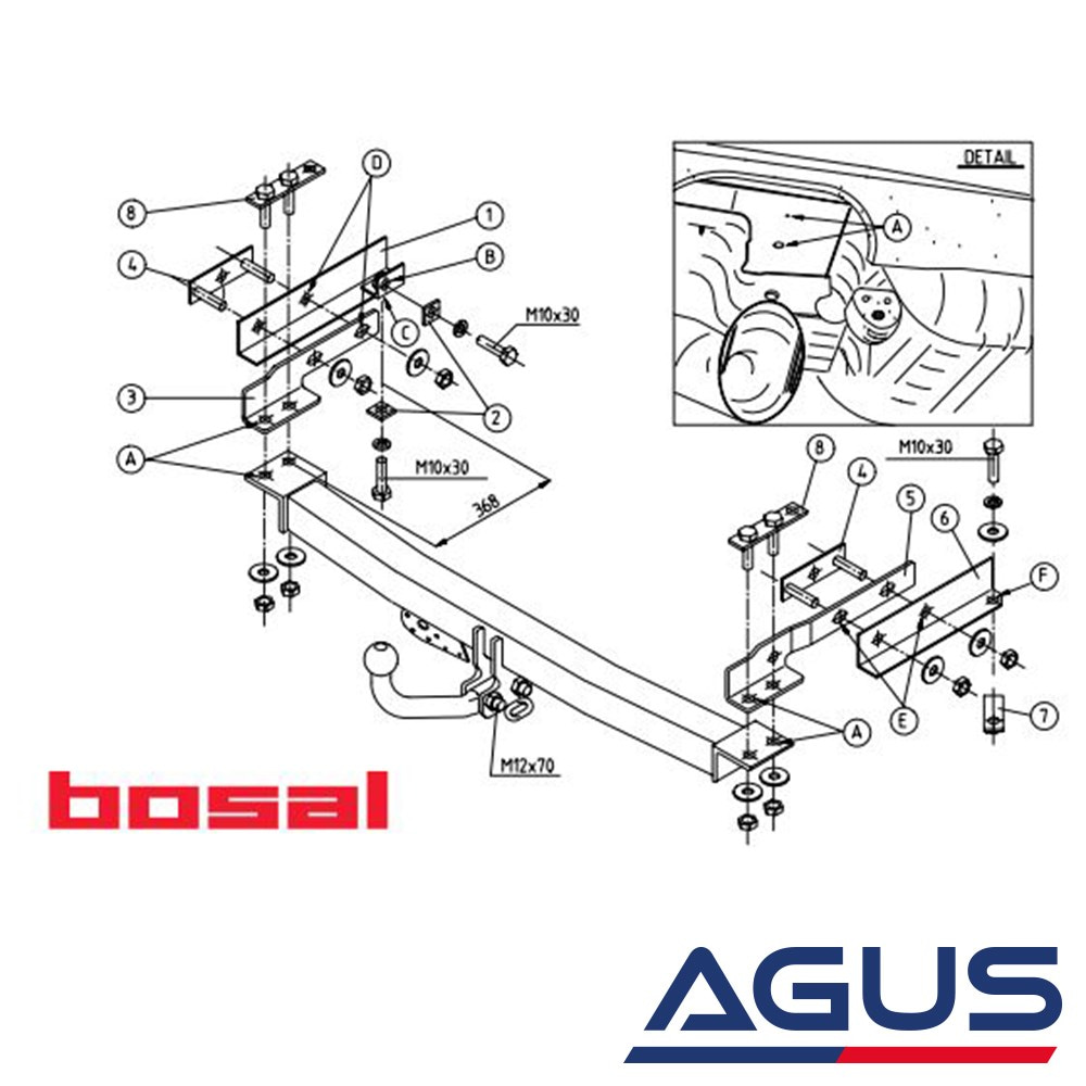 MERCEDES CLK Çeki Demiri C202 1993-2001 | Agus.com.tr