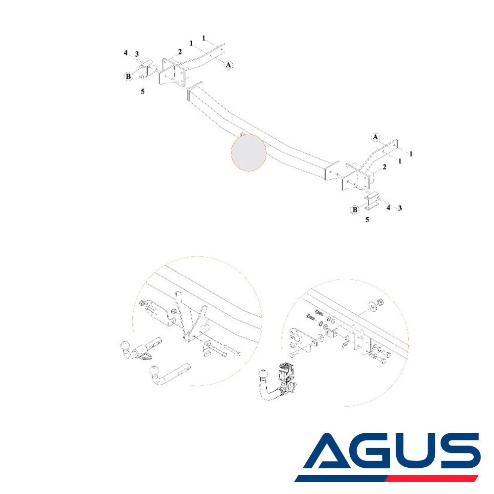 MERCEDES E-serisi Çeki Demiri W211 2002-2009 Sedan | Agus.com.tr