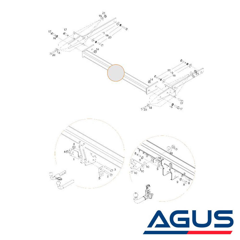 MERCEDES E-serisi Çeki Demiri W212 2009-2016 Sedan | Agus.com.tr