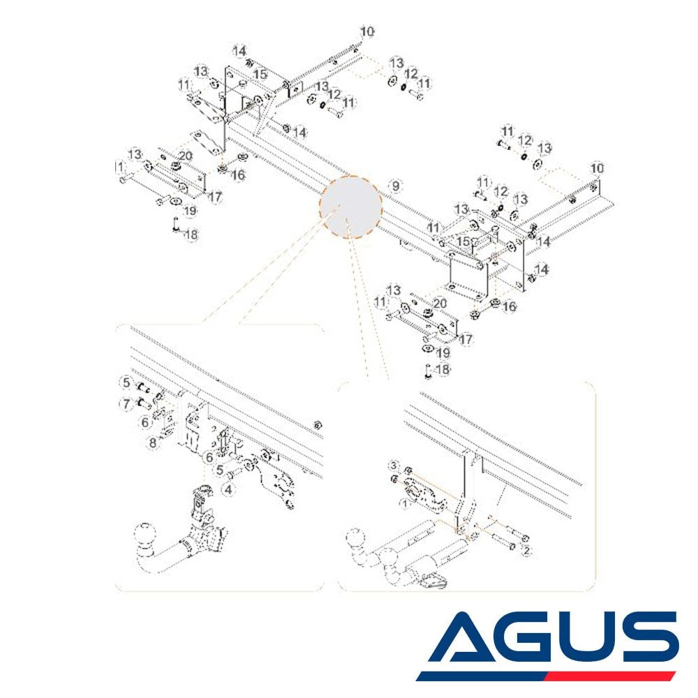MERCEDES GLB Çeki Demiri X247 2020- | Agus.com.tr