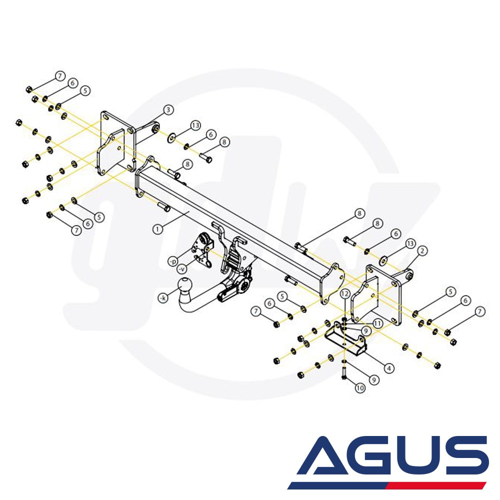 MERCEDES GLE Sökülebilir Çeki Demiri W167 2019- Suv, | Agus.com.tr