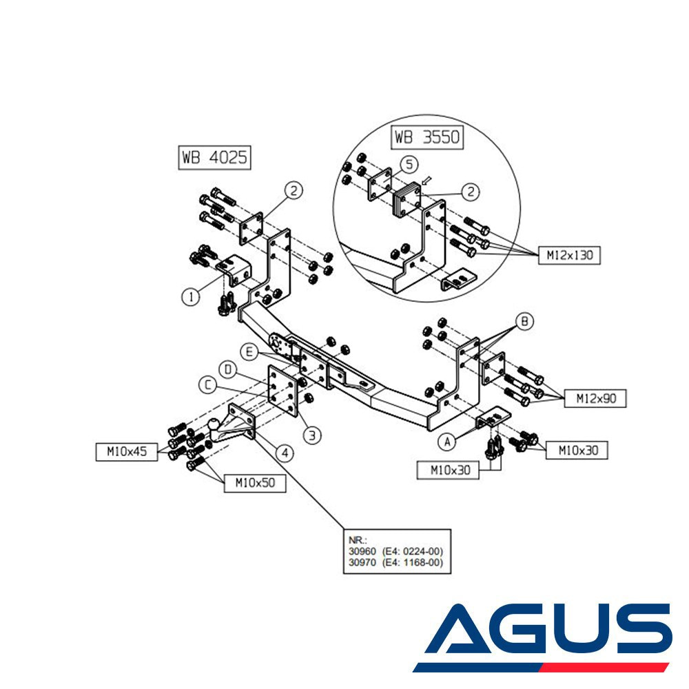 MERCEDES Sprinter I Çeki Demiri 1995-2006 Panelvan,Minibüs | Agus.com.tr