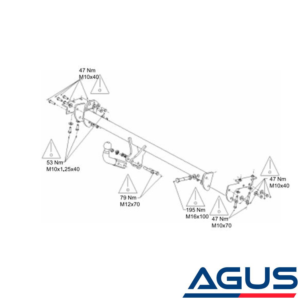 NISSAN Primera Çeki Demiri P11 1999-2002 Sedan,Hatchback | Agus.com.tr