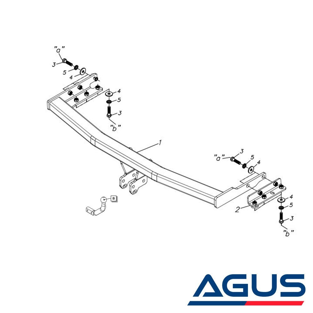 NISSAN Primera Çeki Demiri P12 2002-2009 Sedan,Hatchback | Agus.com.tr