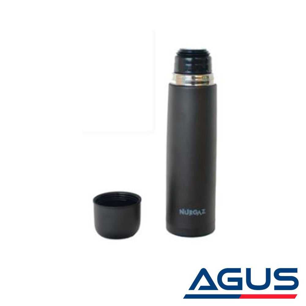 Nurgaz 1 lt Extreme Termos  + 2 adet Çift Katmanlı Kupa | Agus.com.tr