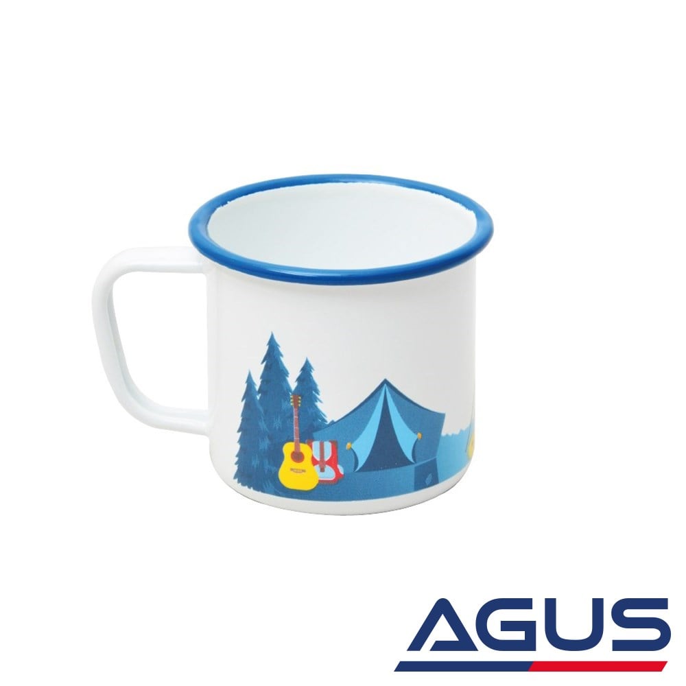 Nurgaz Emaye Kupa Beyaz Kamp | Agus.com.tr