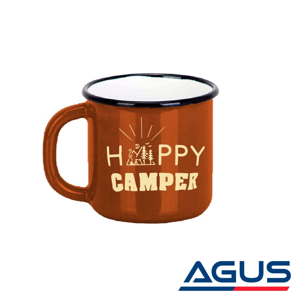 Nurgaz Emaye Kupa Kahverengi