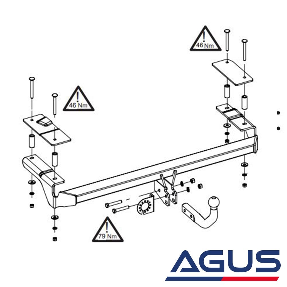 OPEL Astra H Çeki Demiri 2004-2014 Hatchback | Agus.com.tr