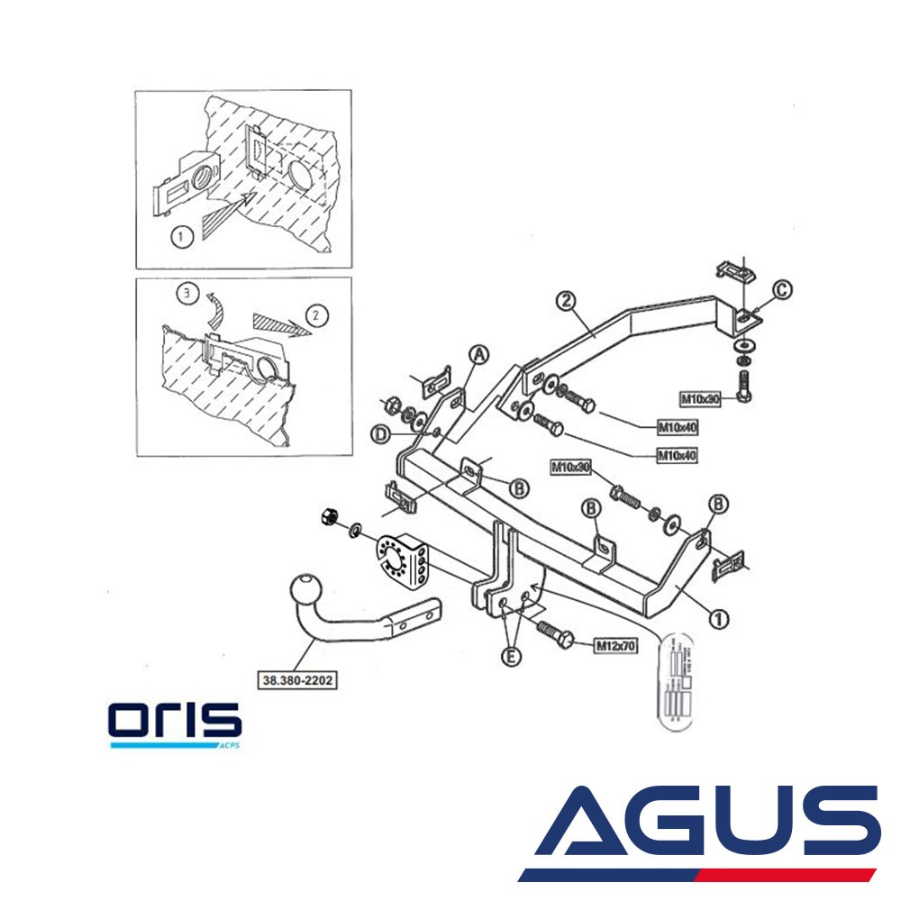 PEUGEOT 106 Çeki Demiri | Agus.com.tr