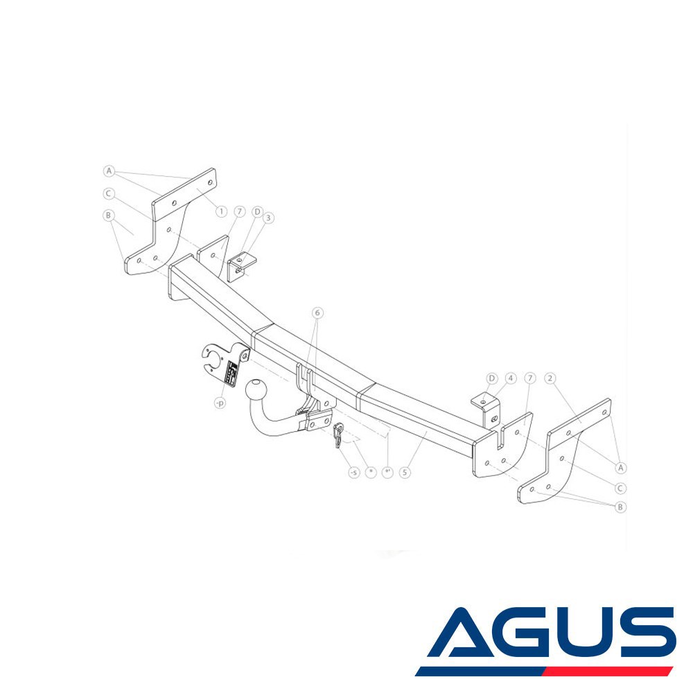 PEUGEOT 207 Çeki Demiri | Agus.com.tr