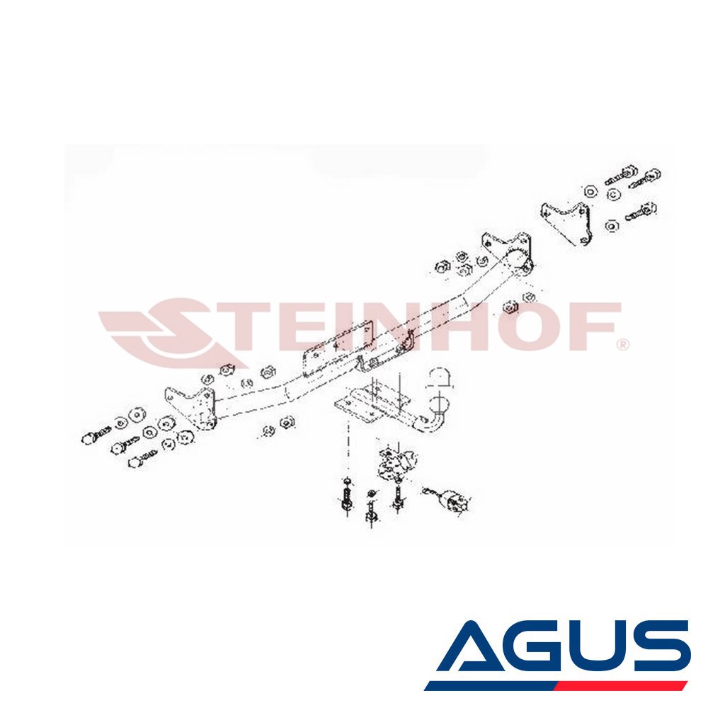 PEUGEOT 306 Çeki Demiri 1993-2002 Sedan | Agus.com.tr