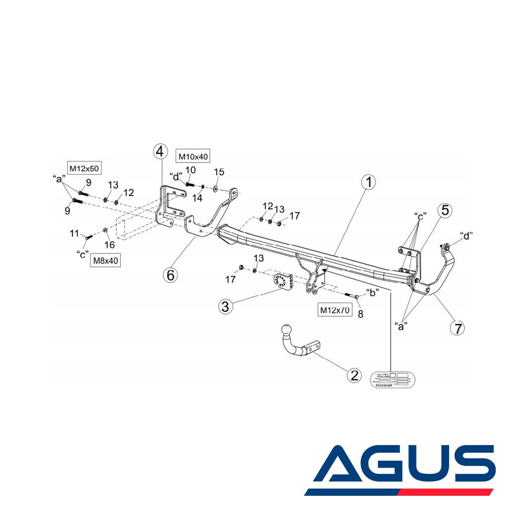 PEUGEOT 407 Çeki Demiri | Agus.com.tr
