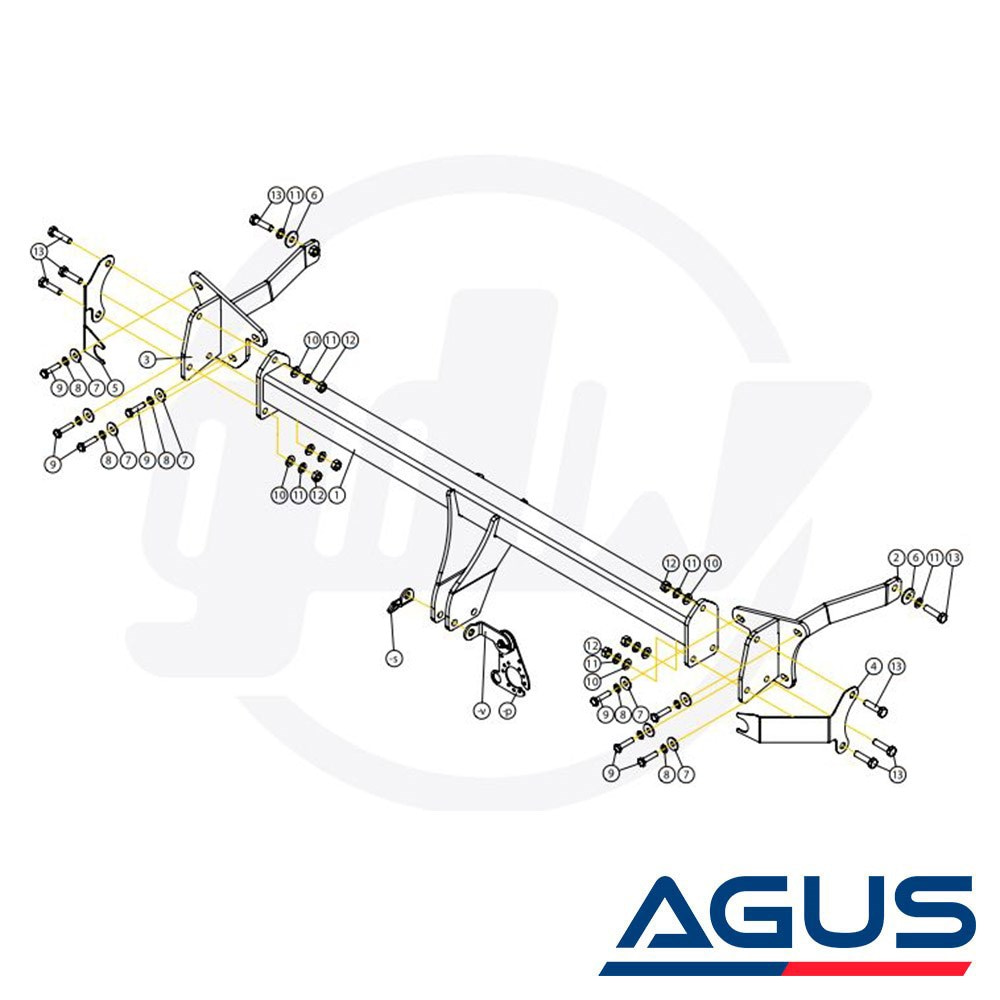 PEUGEOT 508 Çeki Demiri 2019- | Agus.com.tr