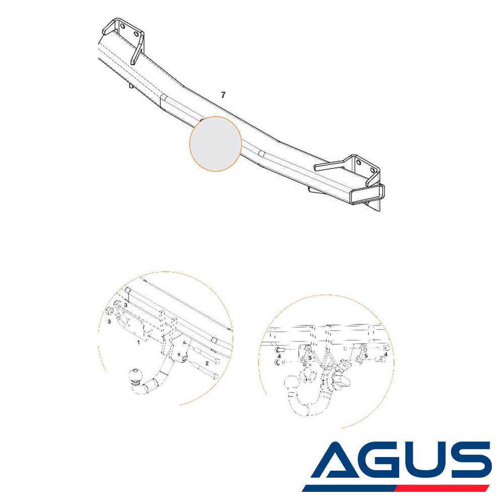 PORSCHE Cayenne Çeki Demiri 2002-2017 | Agus.com.tr